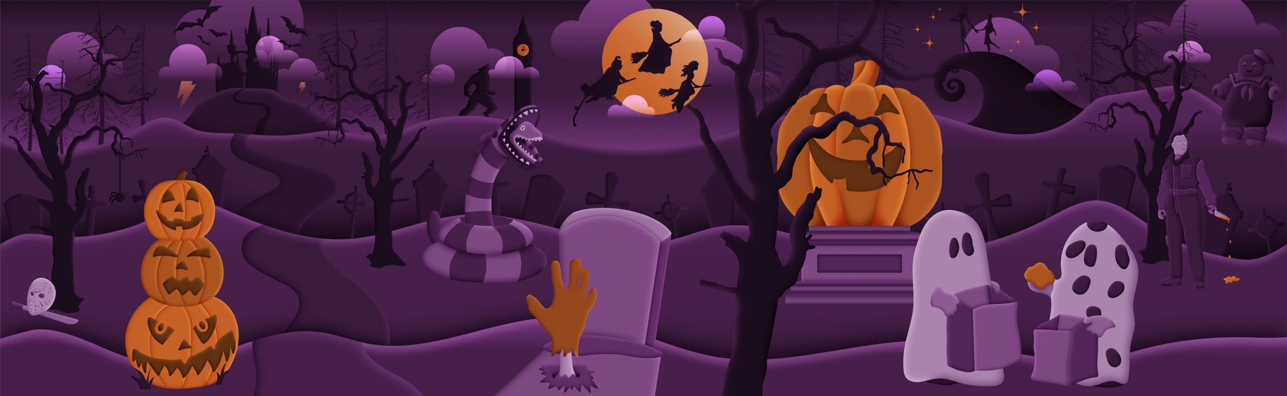 Roku Halloween Scene